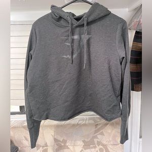 Gymshark Cross-Back Hoodie Dark Gray